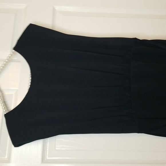 Free People Runaway Black Sleevless Knit Mini Dress Size Large - Picture 5 of 16